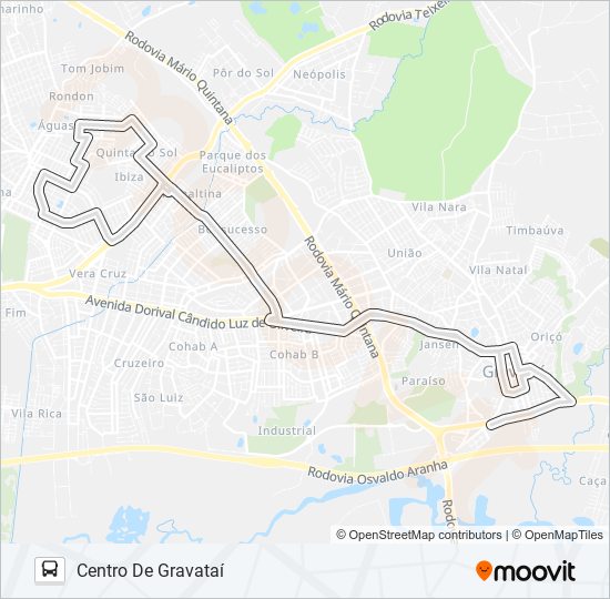 Mapa de MV2 MORADA DO VALE / PDA. 72 de autobús