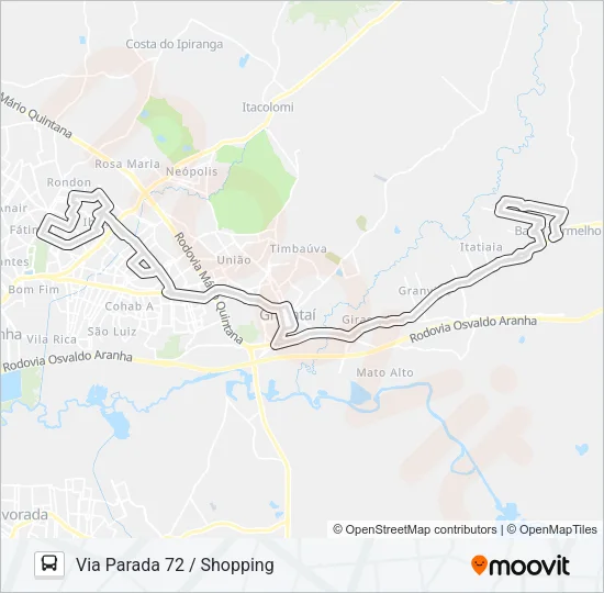 MIDI MORADA DO VALE / PADRE RÉUS Bus Line Map