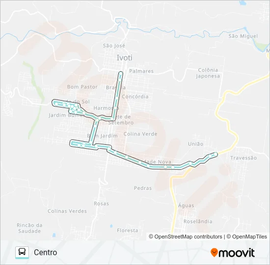 CIRCULAR IVOTI Bus Line Map