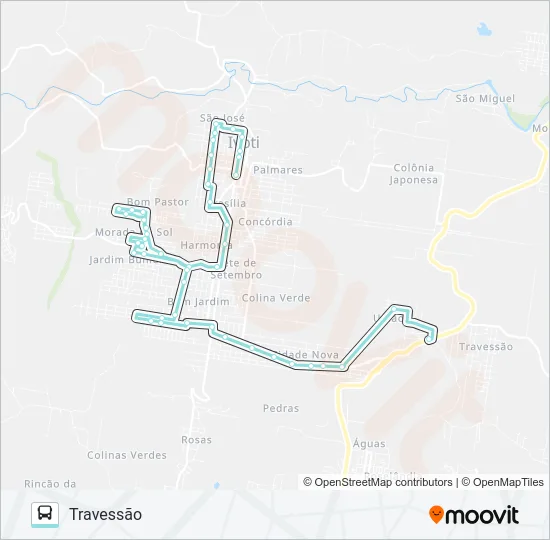 CIRCULAR IVOTI Bus Line Map