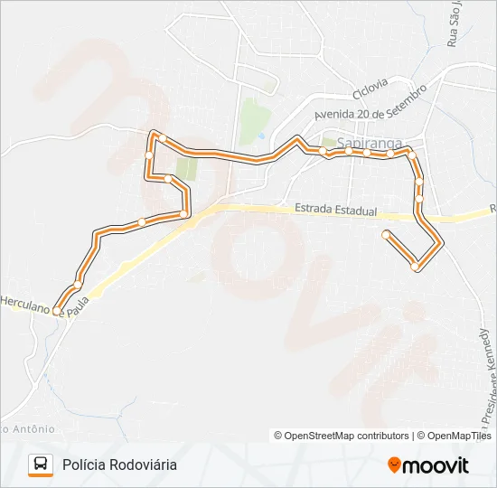 07 OESTE / INDUSTRIAL Bus Line Map