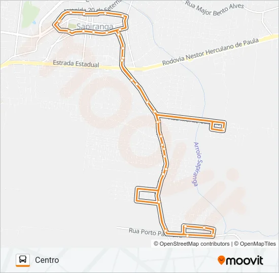 04 SÃO LUIZ / FLORESTA Bus Line Map