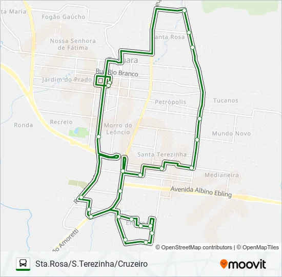 EMPRESA Bus Line Map