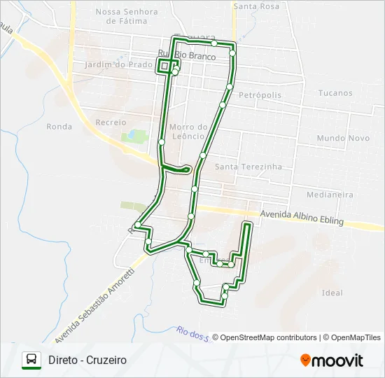 EMPRESA Bus Line Map