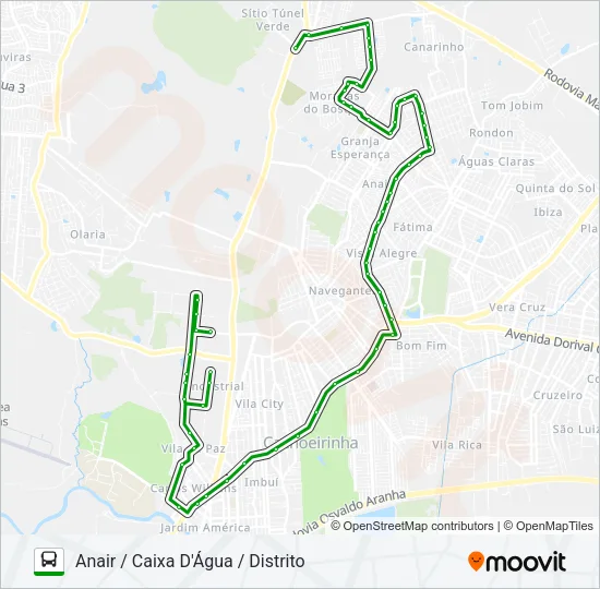 C2 ANAIR Bus Line Map