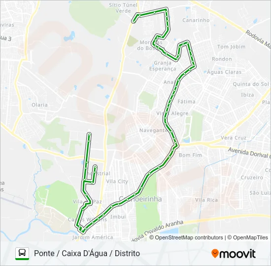 C2 ANAIR Bus Line Map