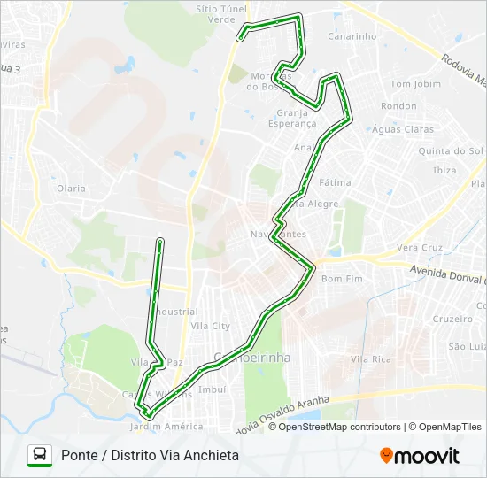 C2 ANAIR Bus Line Map