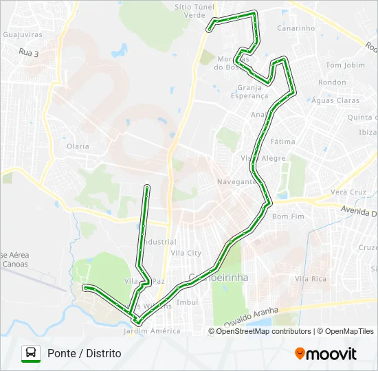 C2 ANAIR Bus Line Map