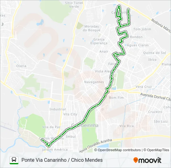 C4 FÁTIMA Bus Line Map