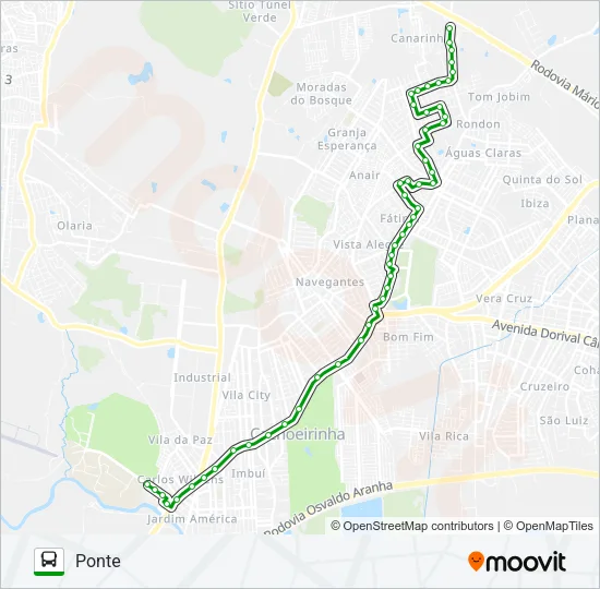 C4 FÁTIMA Bus Line Map