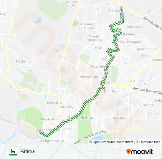 C4 FÁTIMA Bus Line Map