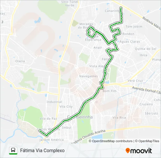 C4 FÁTIMA Bus Line Map