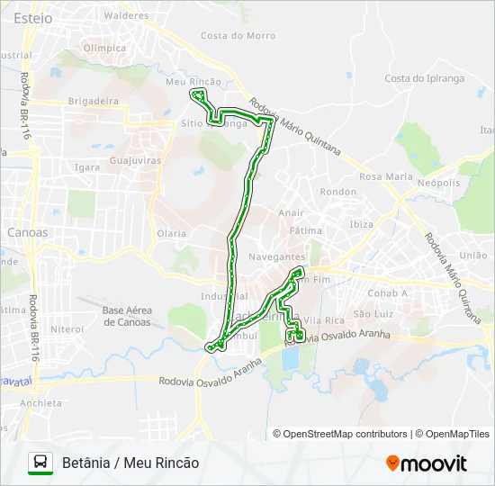 C3 BETÂNIA Bus Line Map