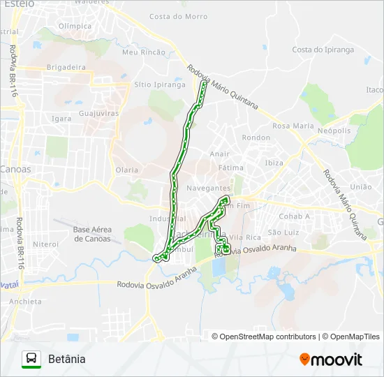 C3 BETÂNIA Bus Line Map