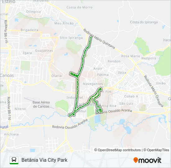 C3 BETÂNIA Bus Line Map