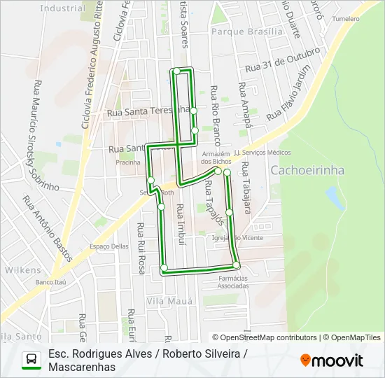 C10 ESCOLAR Bus Line Map