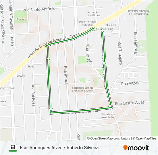 C10 ESCOLAR Bus Line Map