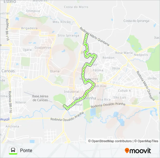 S2 SELETIVO GRANJA Bus Line Map