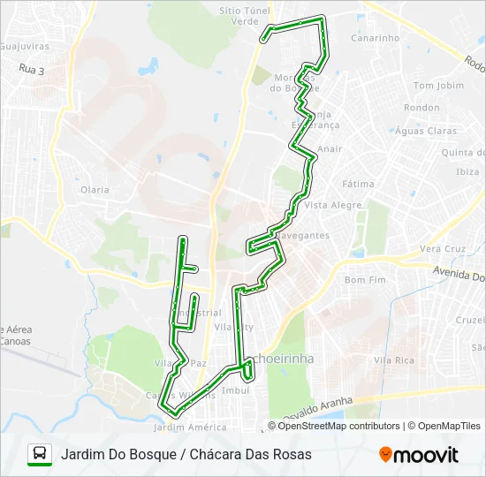 C30 JARDIM DO BOSQUE Bus Line Map