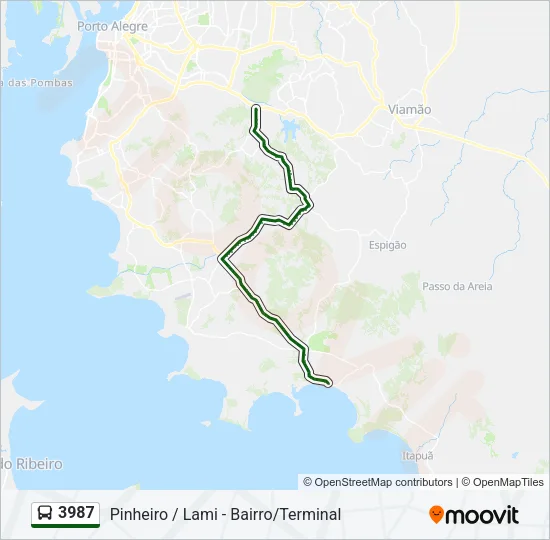 3987 Bus Line Map