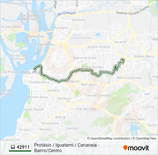 42911 Bus Line Map