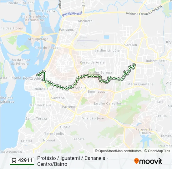 42911 Bus Line Map