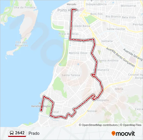 2642 Bus Line Map