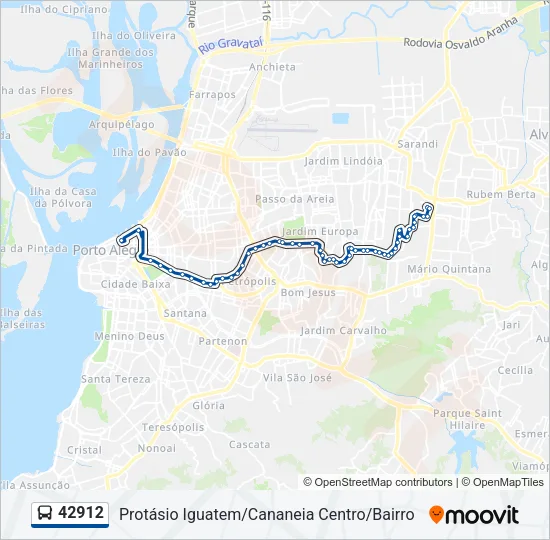42912 Bus Line Map
