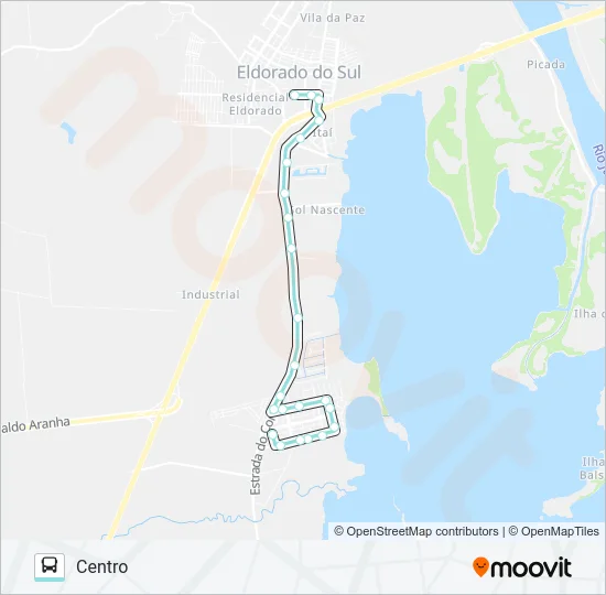 A501 ALIMENTADORA SANS SOUCI Bus Line Map