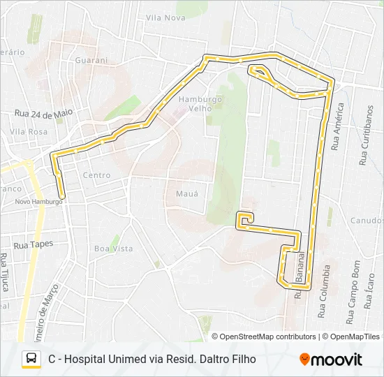 L55 CASCA Bus Line Map