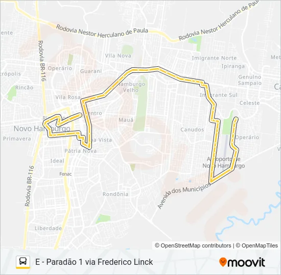 L61 AEROCLUBE Bus Line Map