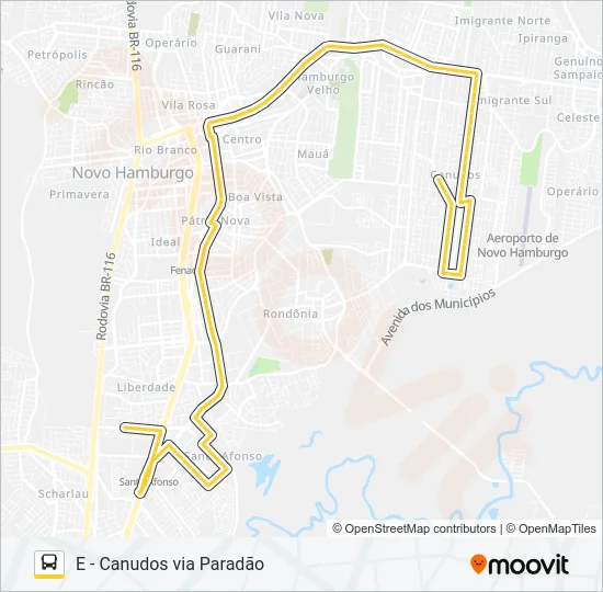 S61 VILA MARTE Bus Line Map