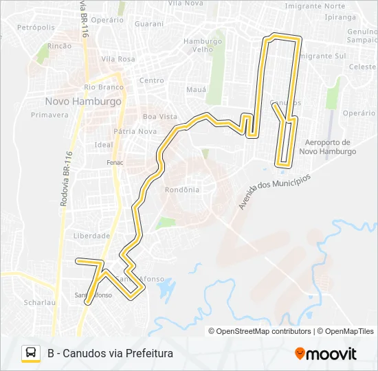 S61 VILA MARTE Bus Line Map
