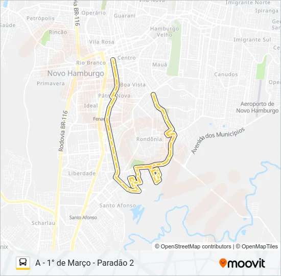 S17 SANTA CLARA Bus Line Map