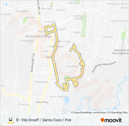 S17 SANTA CLARA Bus Line Map