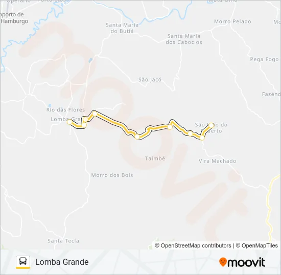 S15 LOMBA GRANDE Bus Line Map