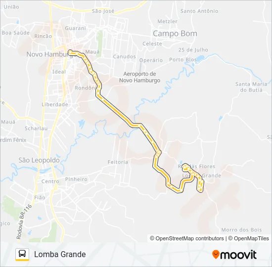 S15 LOMBA GRANDE Bus Line Map