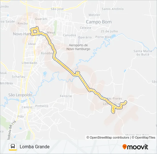 S15 LOMBA GRANDE Bus Line Map