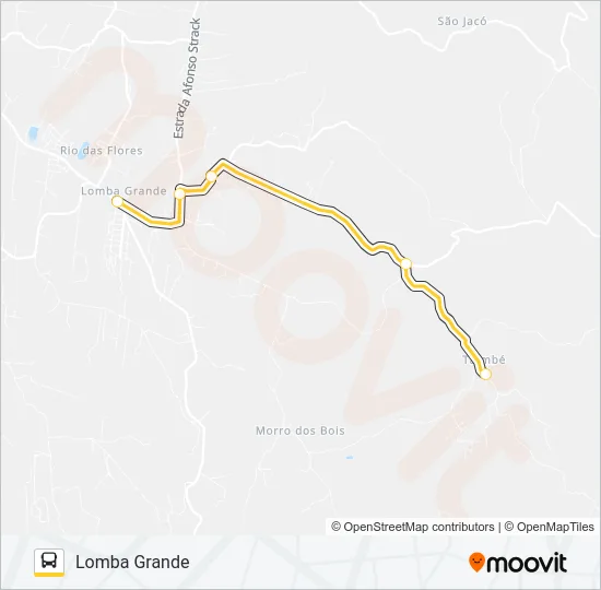 S15 LOMBA GRANDE Bus Line Map