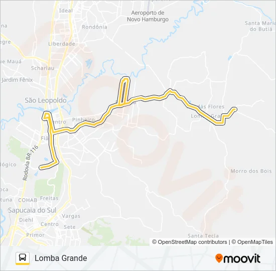 S15 LOMBA GRANDE Bus Line Map