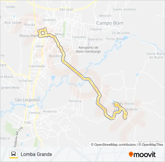 S15 LOMBA GRANDE Bus Line Map