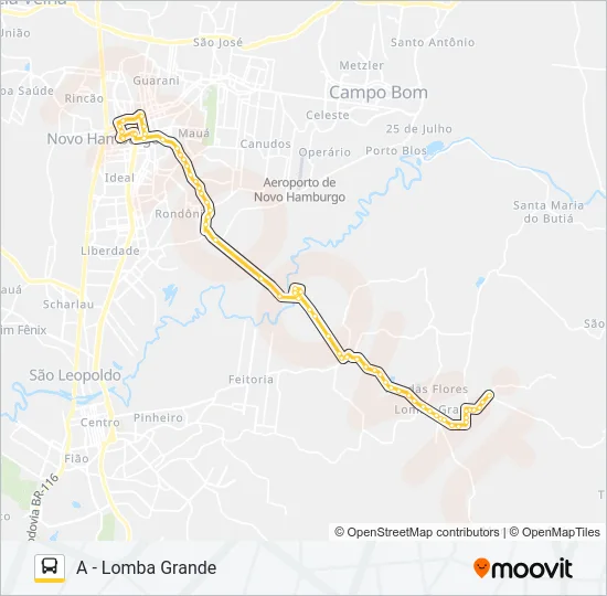 S15 LOMBA GRANDE Bus Line Map