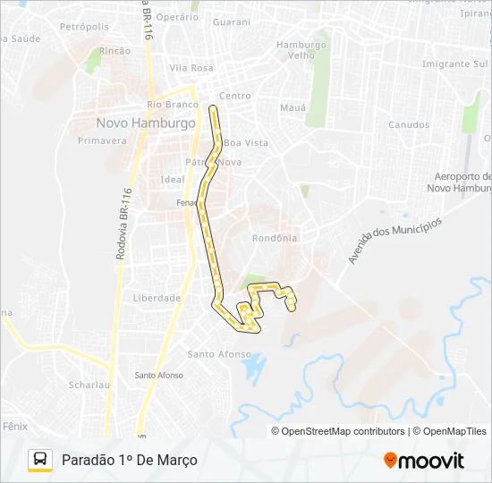 S18 PRINCESA ISABEL Bus Line Map