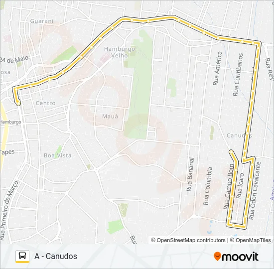 L13 CANUDOS / ESMERALDA Bus Line Map