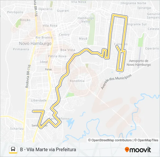 L13 CANUDOS / ESMERALDA Bus Line Map