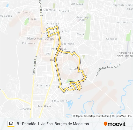 S18 CIRCULAR PRINCESA ISABEL Bus Line Map