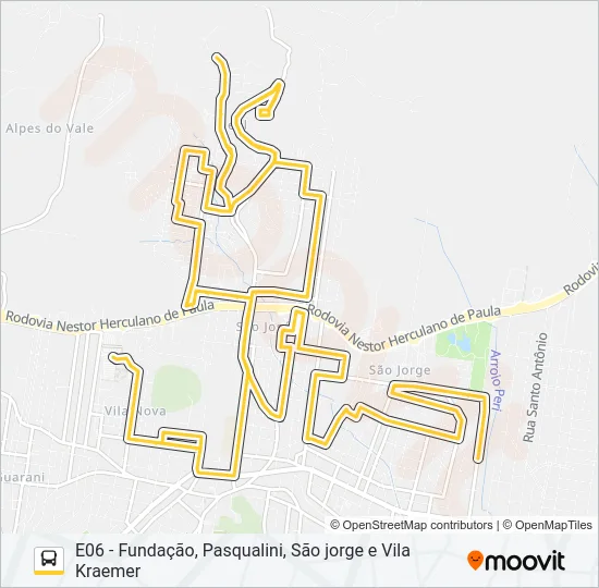 ESCOLAR FEEVALE Bus Line Map