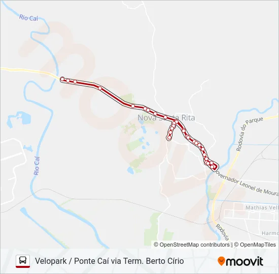 BR30 BR-386 Bus Line Map
