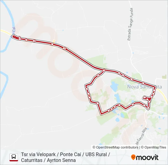 BR30 BR-386 Bus Line Map