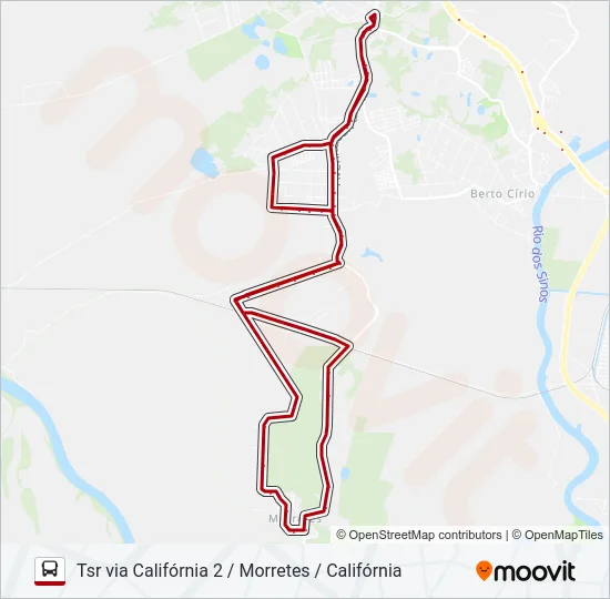 MO40 MORRETES Bus Line Map